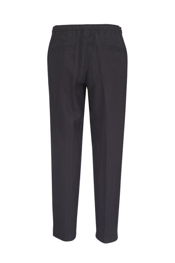 Orlebar Brown Alex Navy Blue Linen Pant - view 4