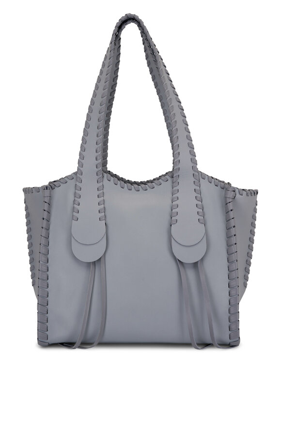 Chloé - Medium Mony Storm Blue Whipstitch Tote 