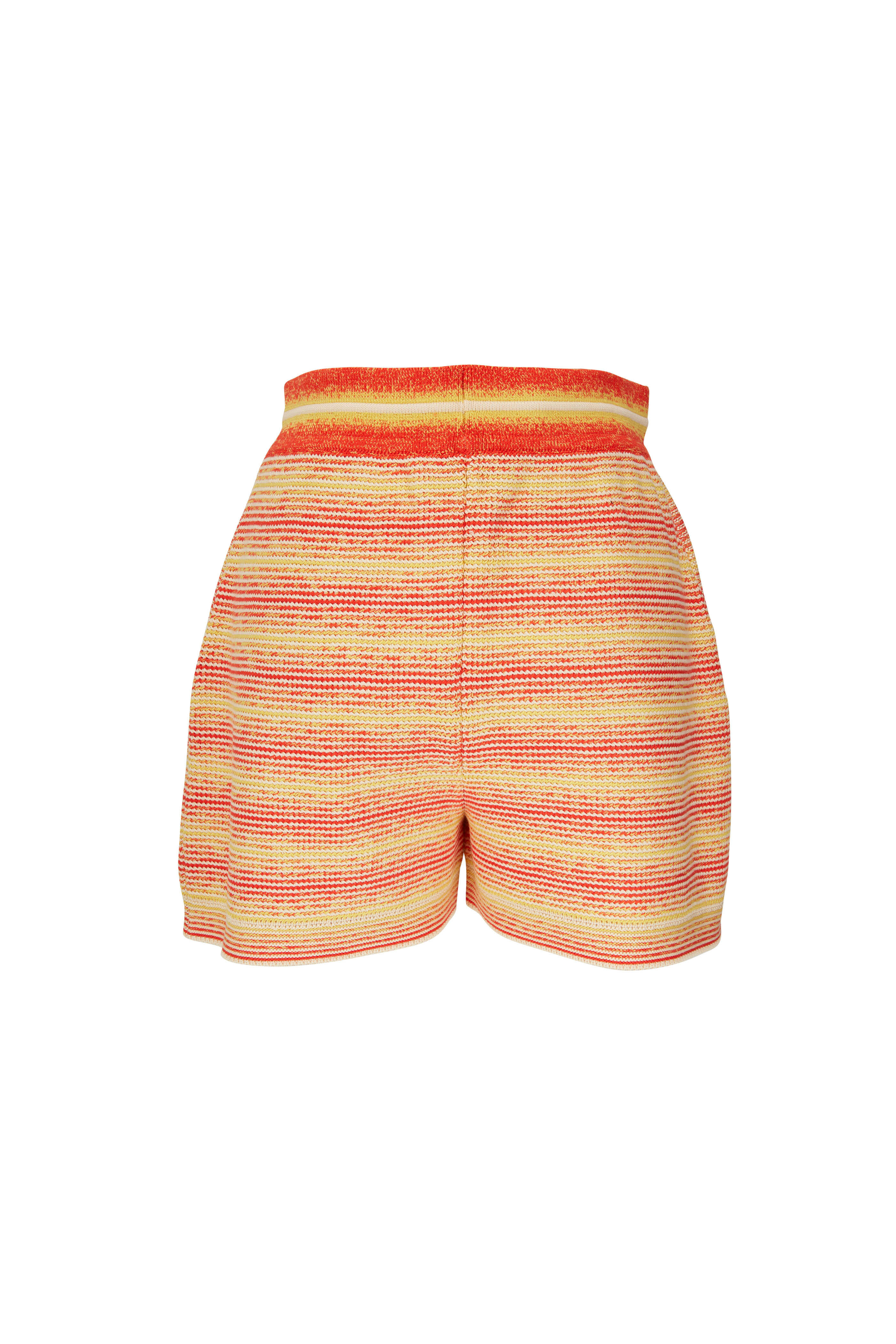 Loro Piana - Cornell Stripe Silk & Cotton Shorts