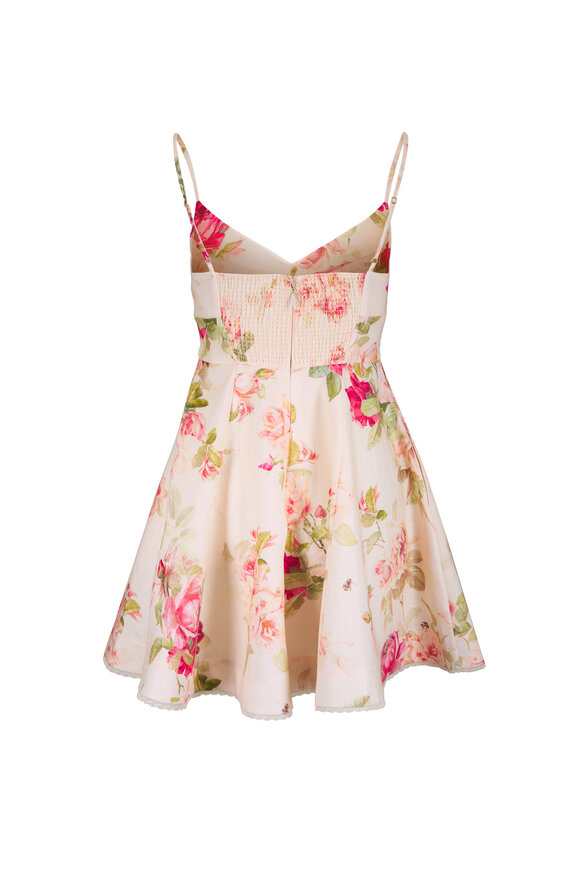 Zimmermann Roselight Floral Picnic Mini Dress - view 3