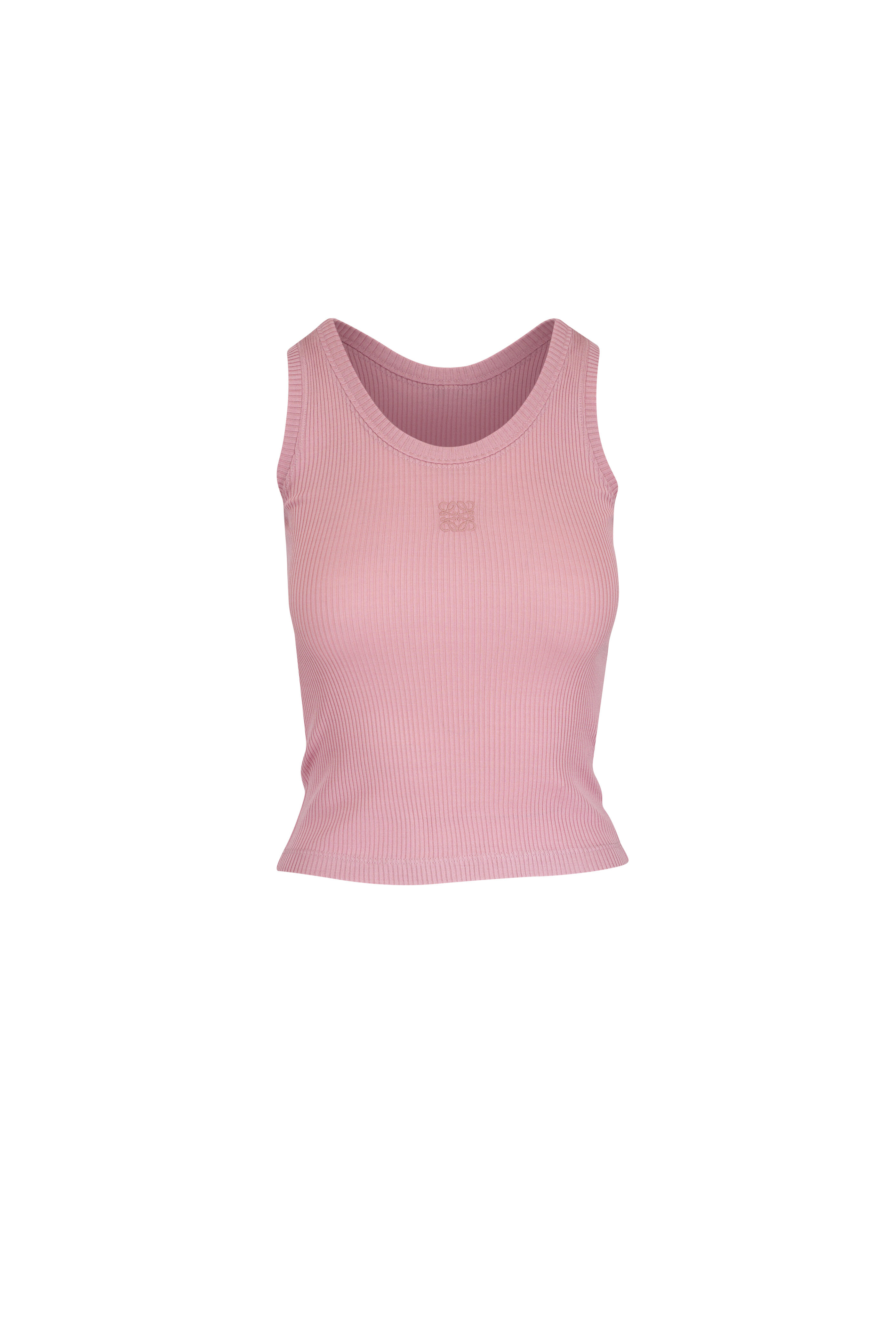 Loewe - Anagram Rosa Clay Ribbed Tank