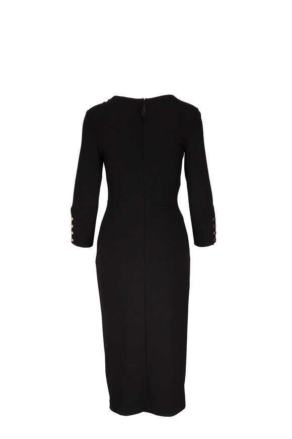 Giorgio Armani - Black Milano Jersey Midi Dress