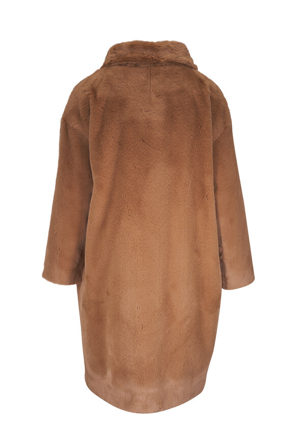 Herno Beige Faux Fur Coat - view 3