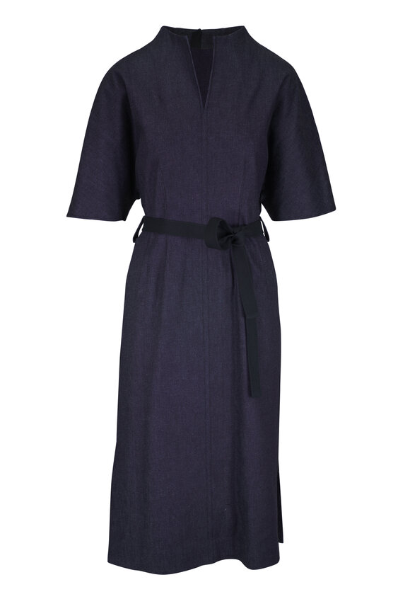 Max Mara - Caio Linen Halter Midi Dress | Mitchell Stores Max Mara - Caio Linen Halter Midi Dress | Mitchell Stores