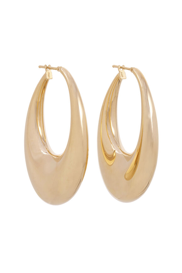 Sidney Garber 18k Yellow Gold Carine Puffy Hoop