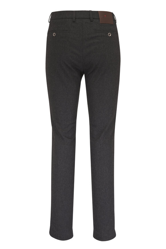 Kiton Charcoal Gray Dress Pant - view 3