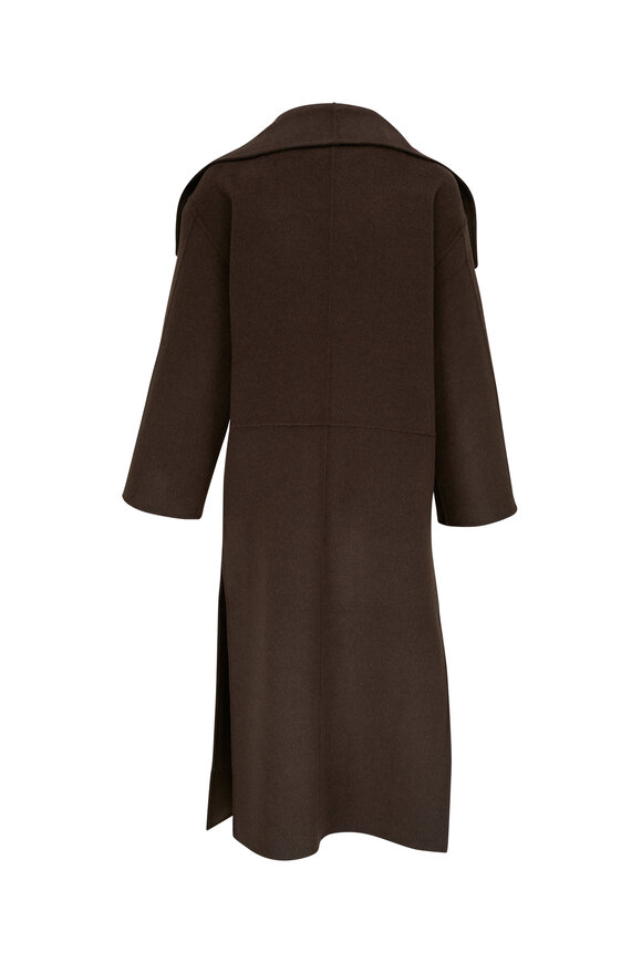 Totême - Signature Chocolate Wool & Cashmere Coat