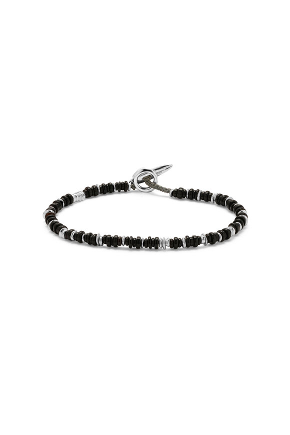 M. Cohen Sterling Silver Onyx Pillon Bracelet - view 1