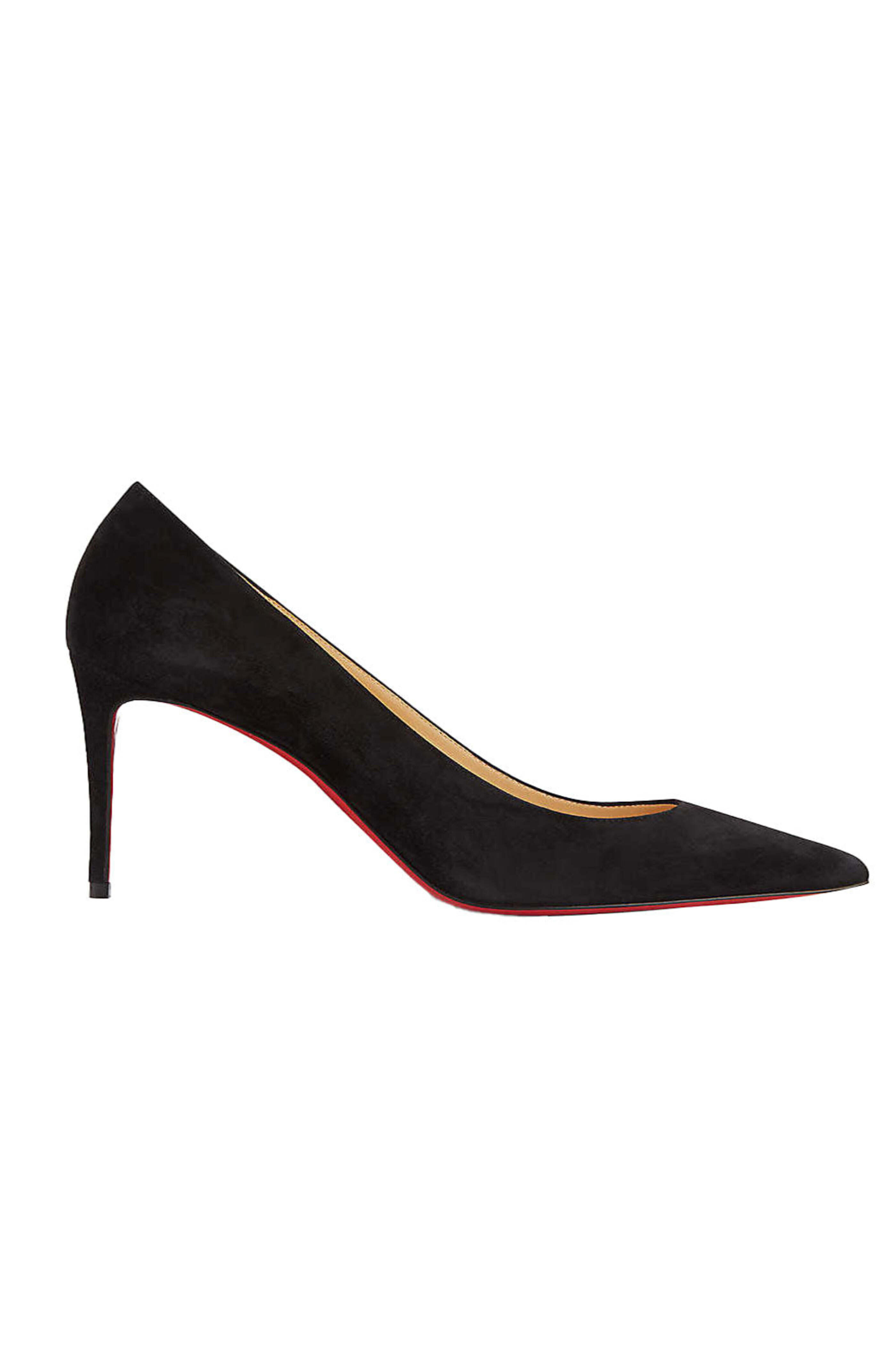 Christian Louboutin - Kate 85 Suede Pump in Black