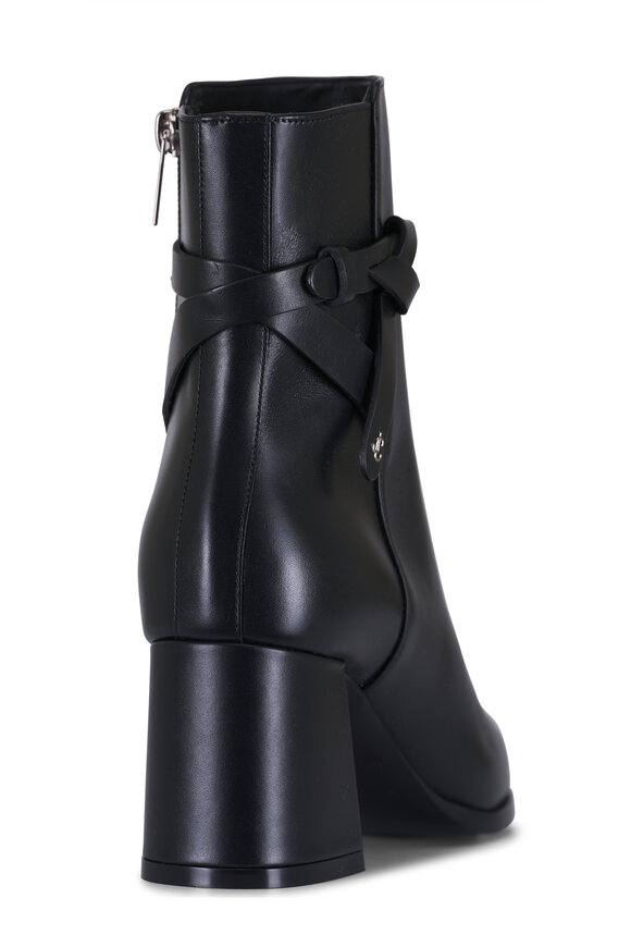 Jimmy Choo Lawton Black Calf Leather Ankle Boot, 65mm - view 4