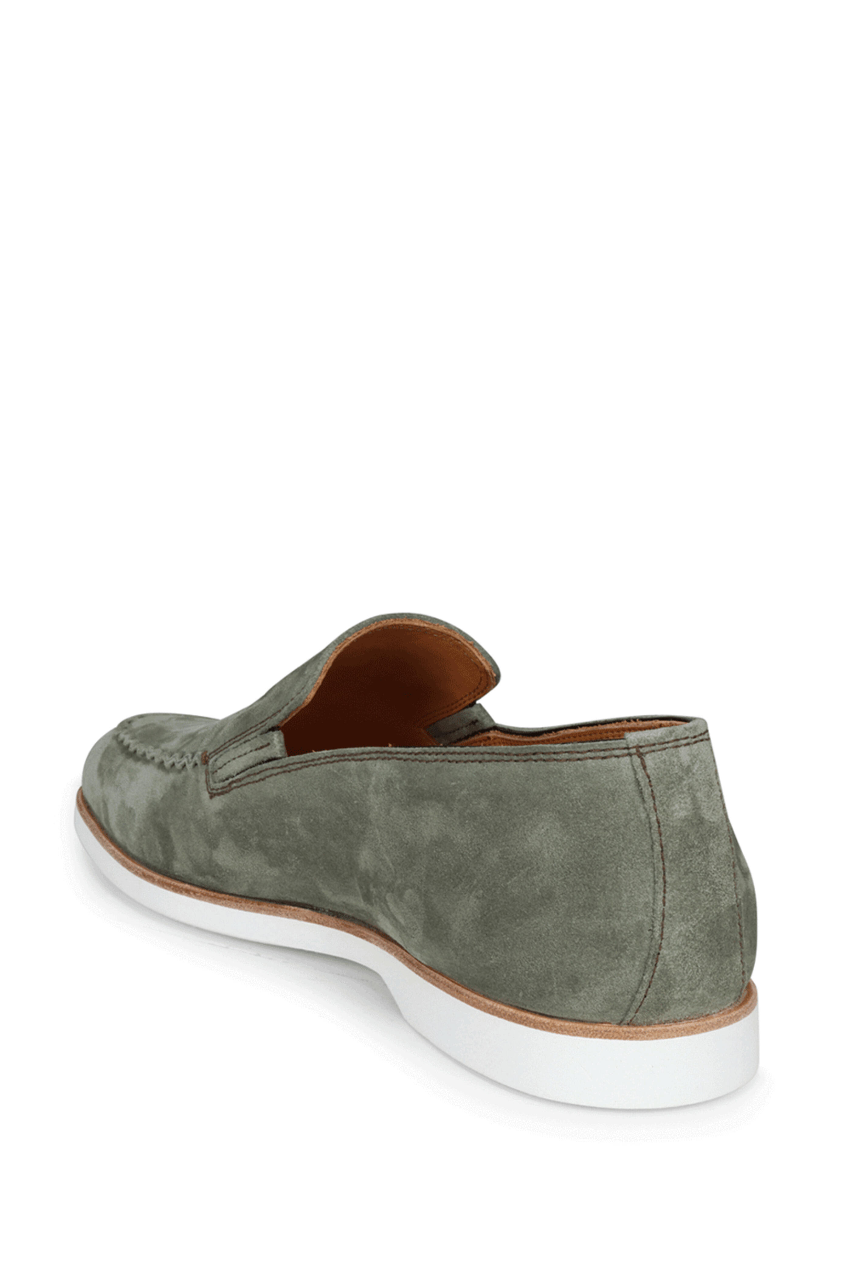 Bontoni - S-Stitch Papiro Suede Loafer