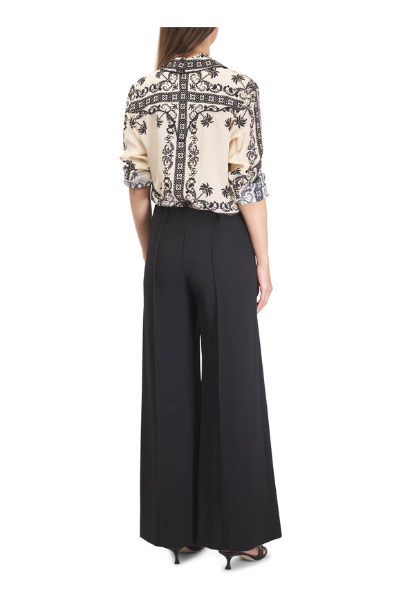KZ_K Studio Victoria Black Pintuck Wide Leg Pant - view 4