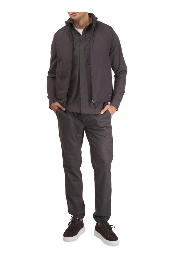 WAHTS Collon Dark Brown Layering Tech Vest - view 2