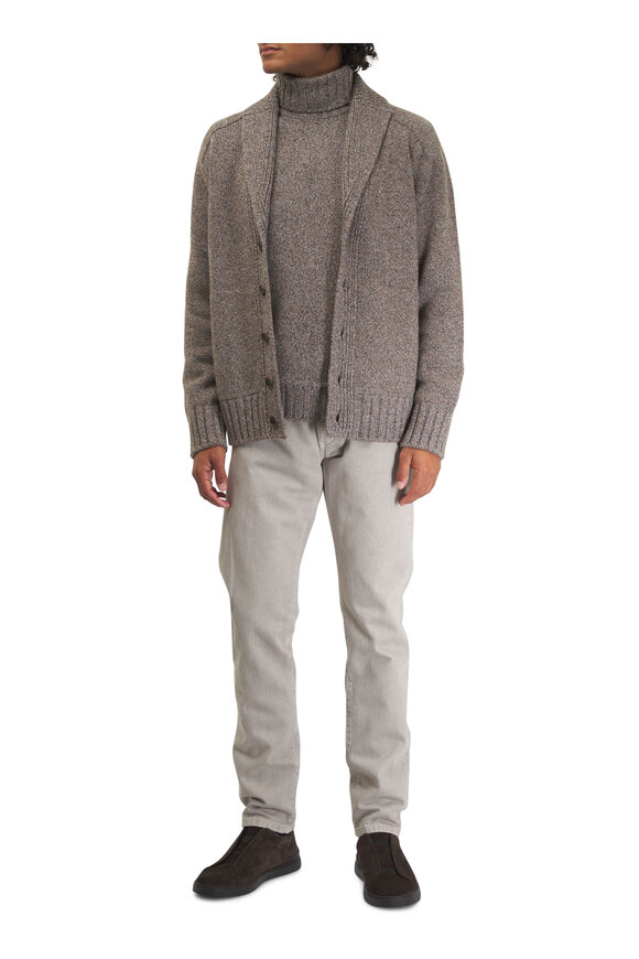 Zegna - Brown Oasi Cashmere Cardigan