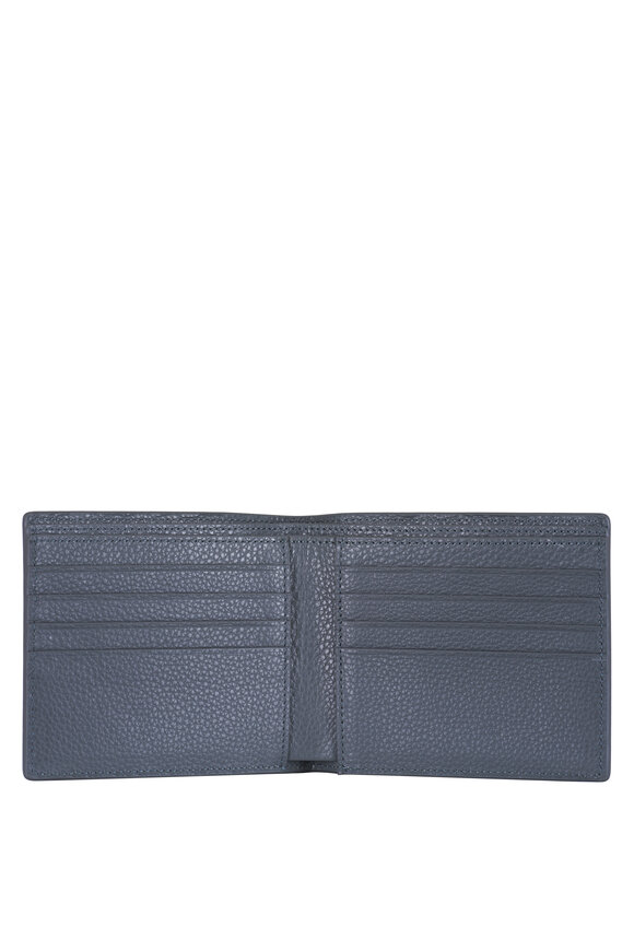 Want Les Essentiels Benin Gray Pebbled Leather Wallet - view 3