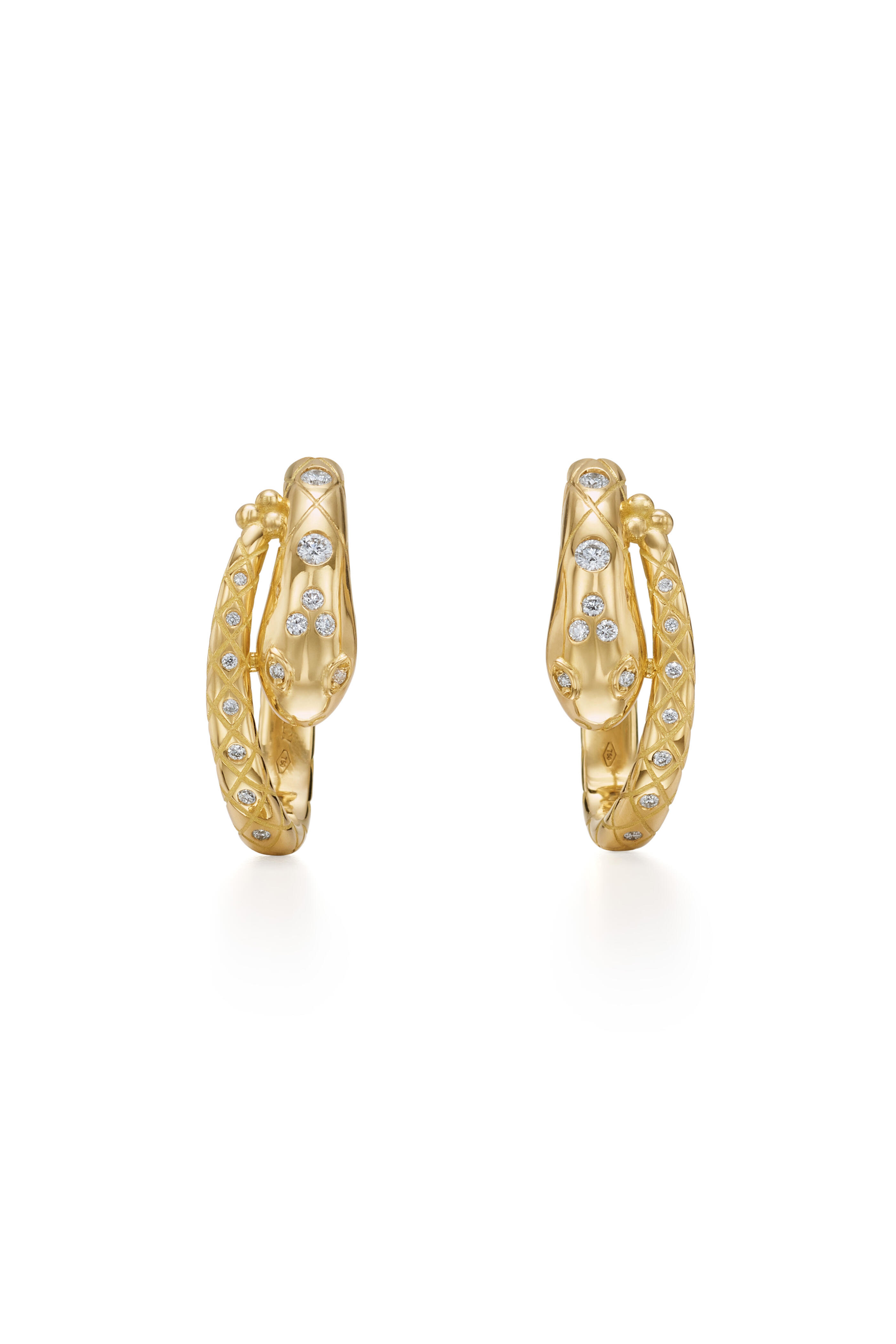 Temple St. Clair - 18k Gold Delphi Serpent Hoops
