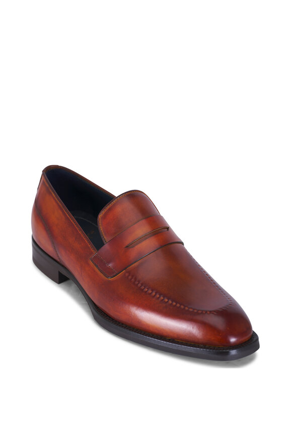 Di Bianco Vincenza Legno Calfskin Leather Loafer