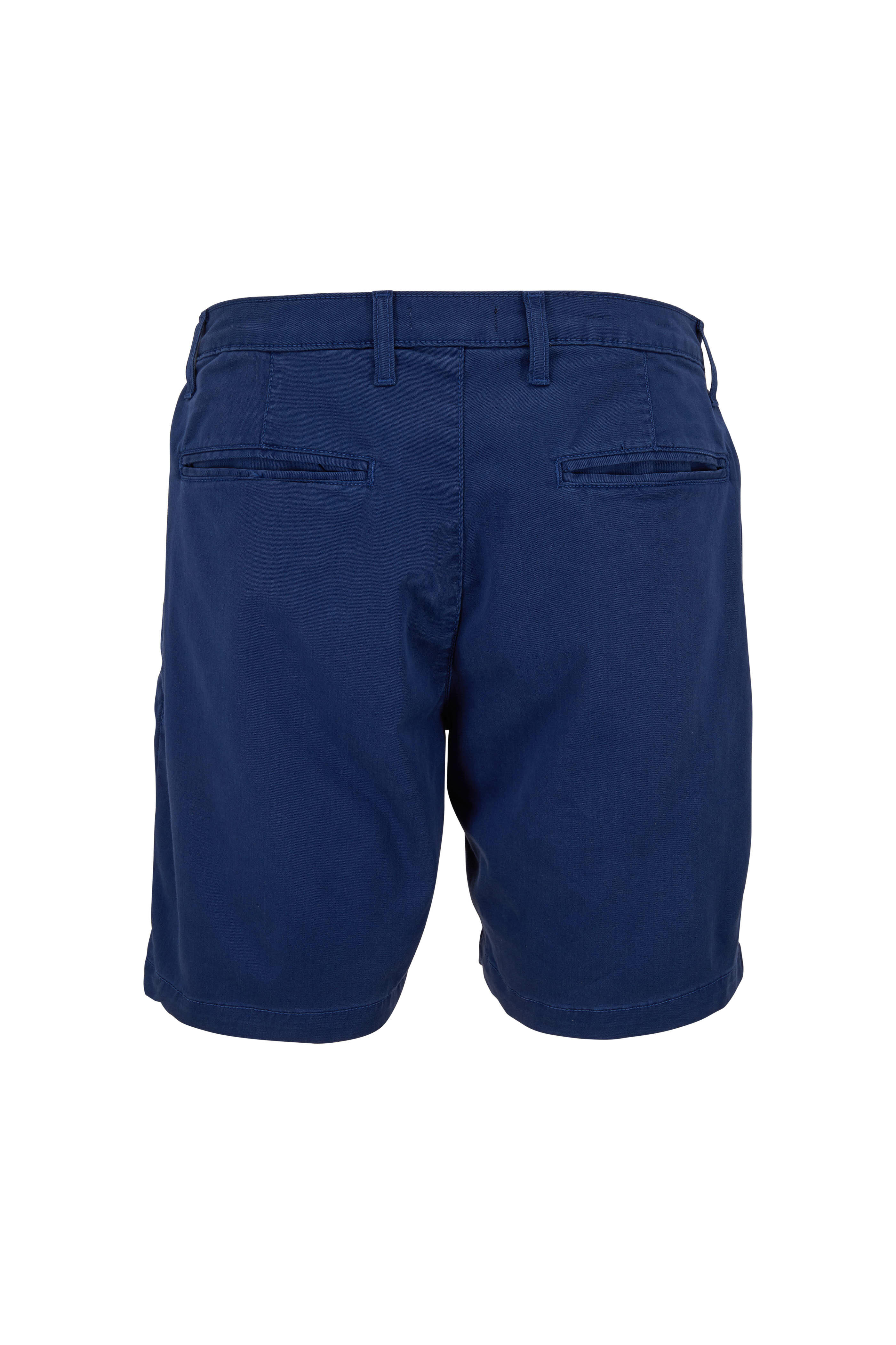 Monfrere - Cruise Marine Blue Stretch Cotton Shorts