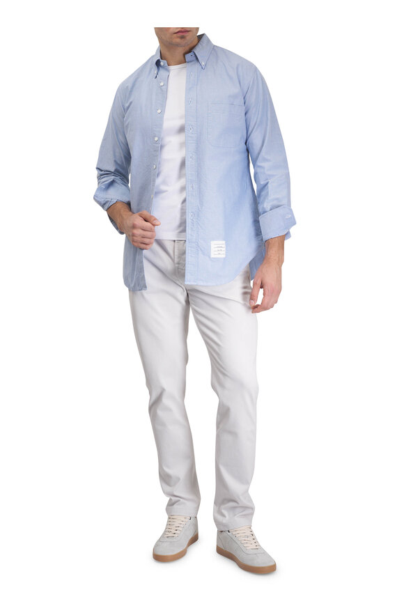 Thom Browne White Cotton Pocket T-Shirt - view 2