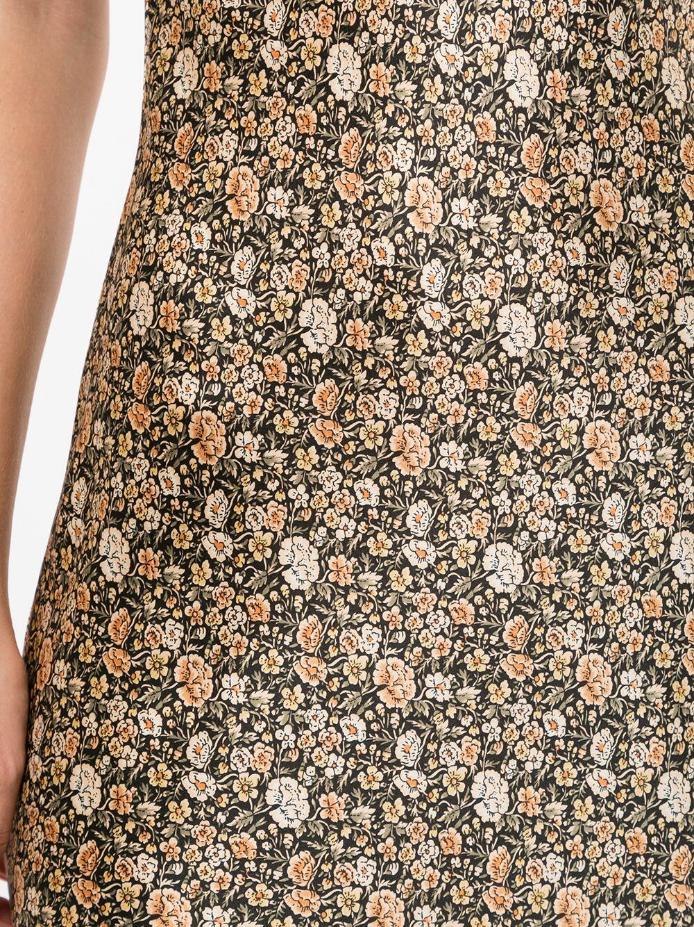 Nili Lotan - Mutli Floral Satin Cami Dress