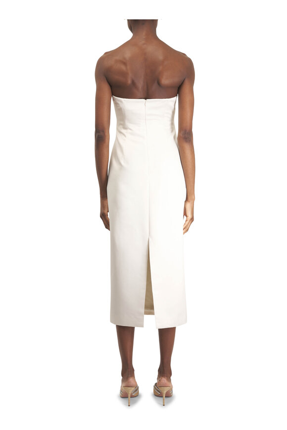 Simkhai Enio Porcelain Satin Midi Dress - view 3