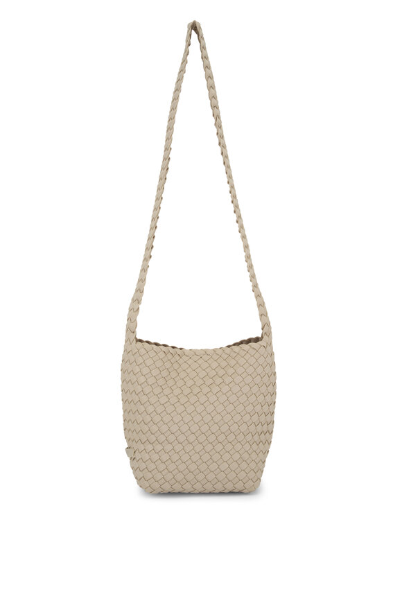 Naghedi - Laguna Ecru Woven Crossbody Bag 