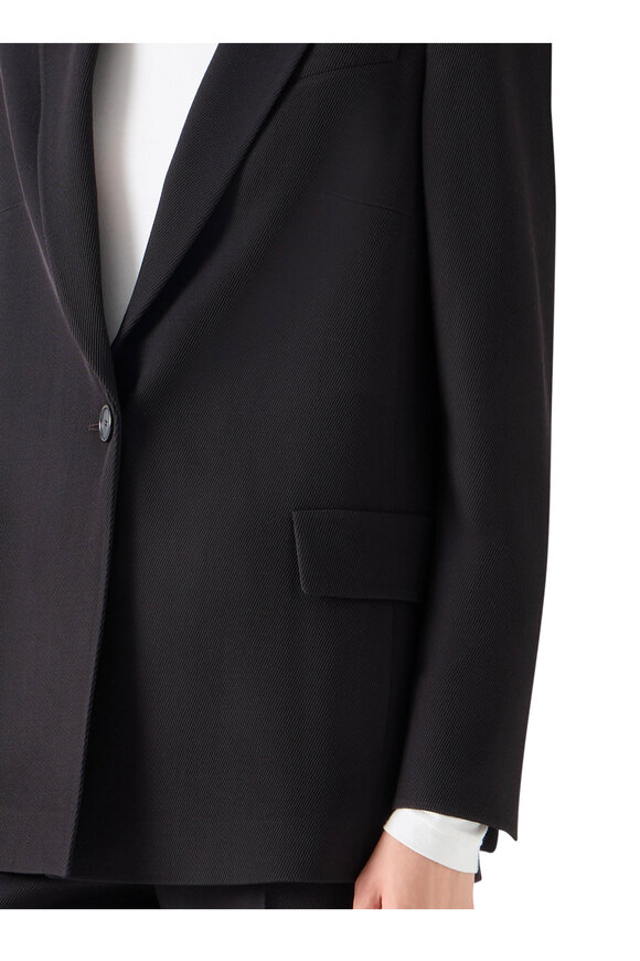 Akris Punto Brown Wool Boyfriend Blazer - view 6