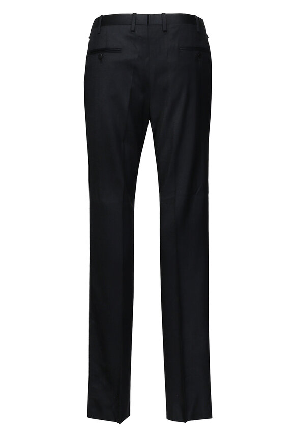 Kiton Black Cashmere Dress Pant - view 2