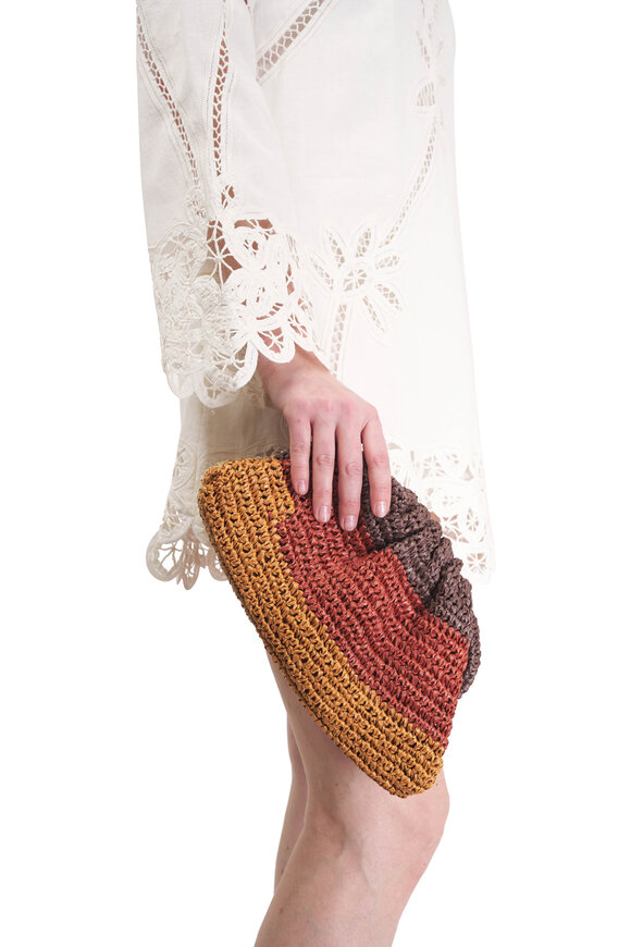 Maria La Rosa Layers Game Natural Crochet Shoulder Bag - view 2