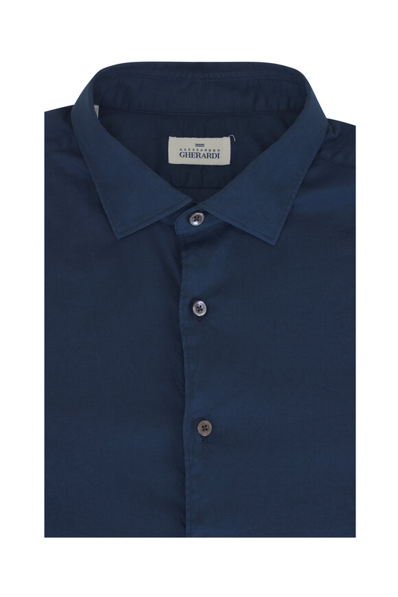 Alessandro Gherardi Navy Super Soft Dress Shirt