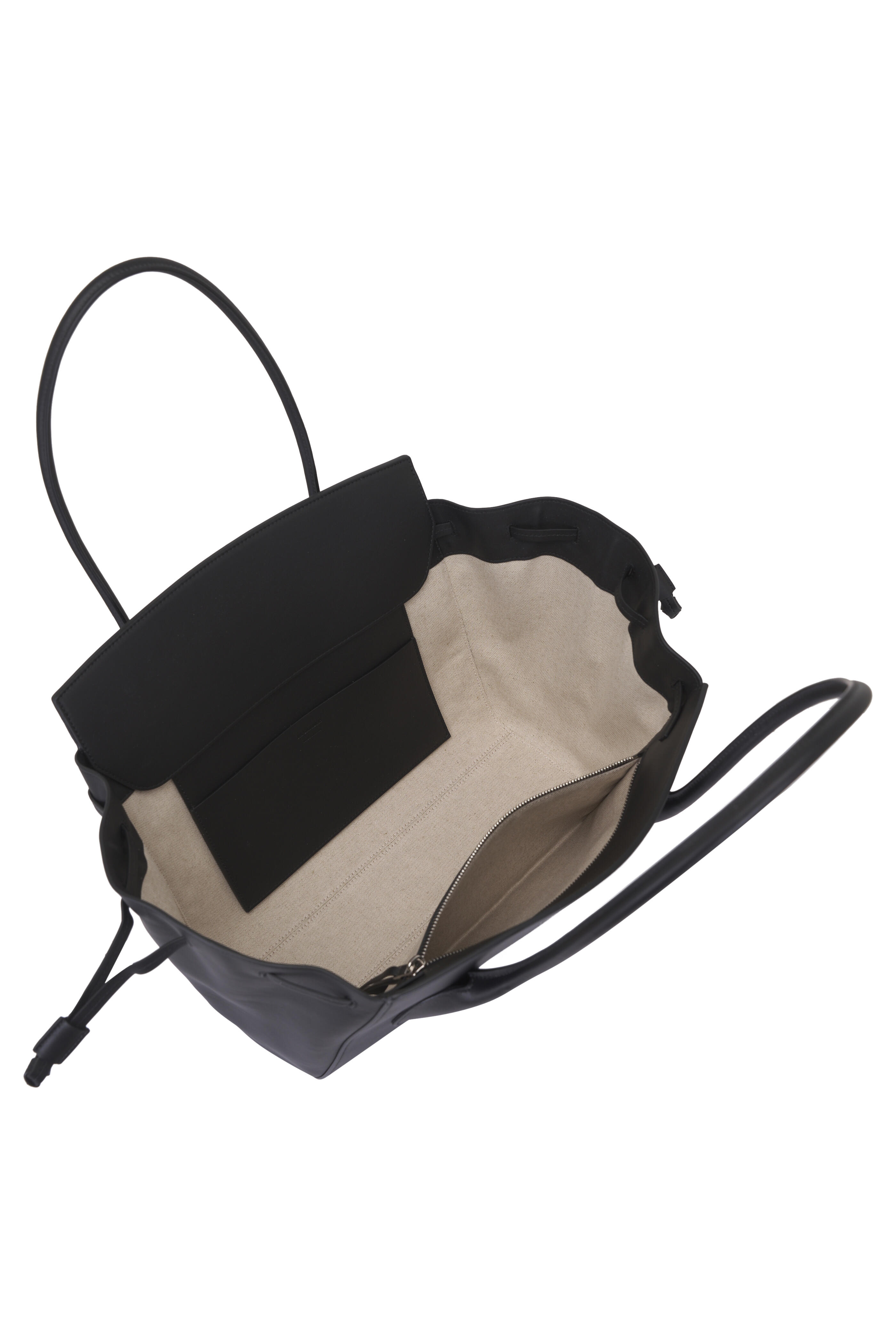 ハンドバッグ Jil Sander Small 'Voyage' Black Leather Jil Sander - Small Voyage Black Leather Handbag | Mitchell