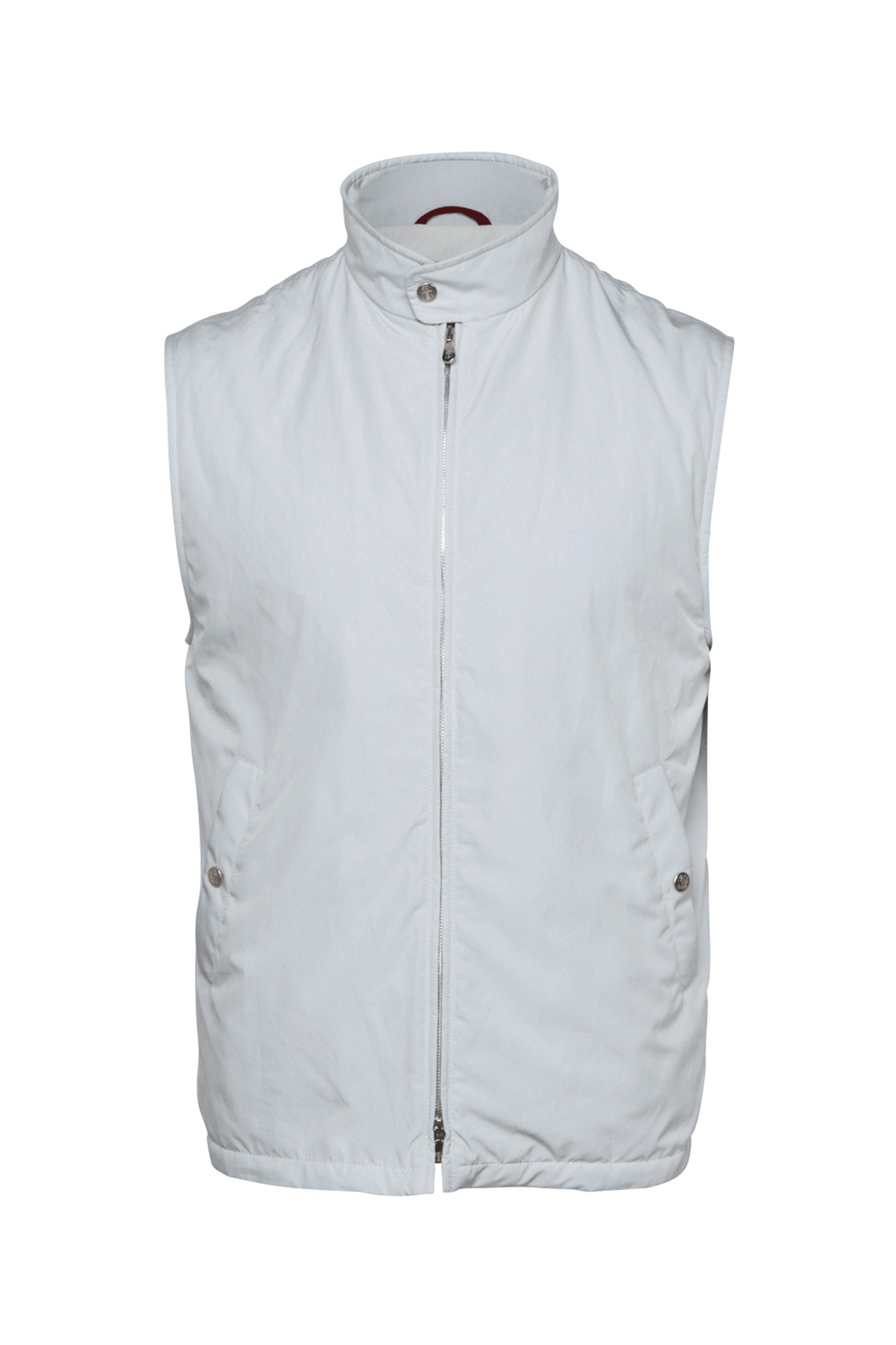 ベスト・ジレ Brunello Cucinelli Vest Brunello Cucinelli Gilet Quilted Vest Full Zip Padded Navy