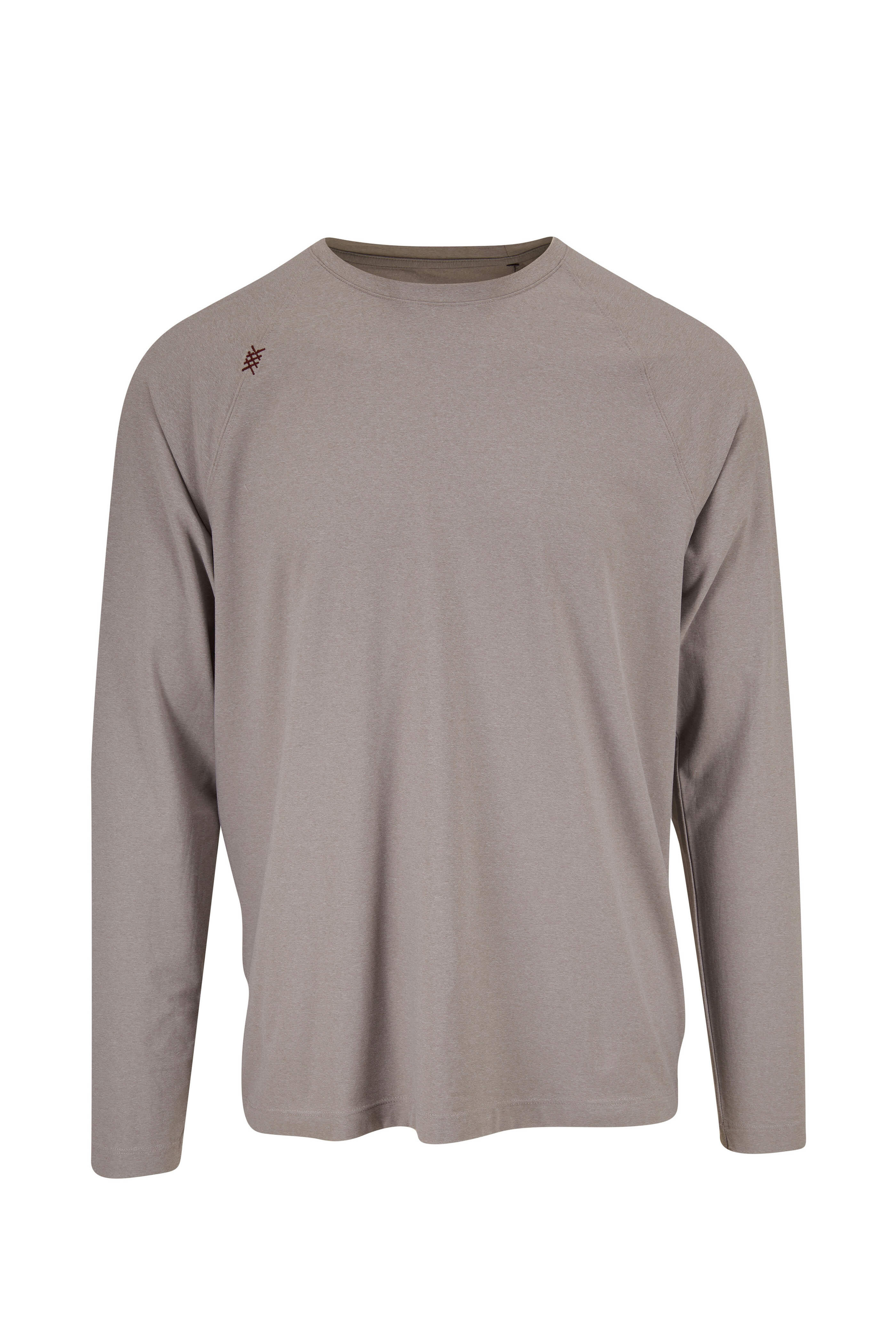 Rhone Apparel - Reign Light Gray Long Sleeve Crewneck