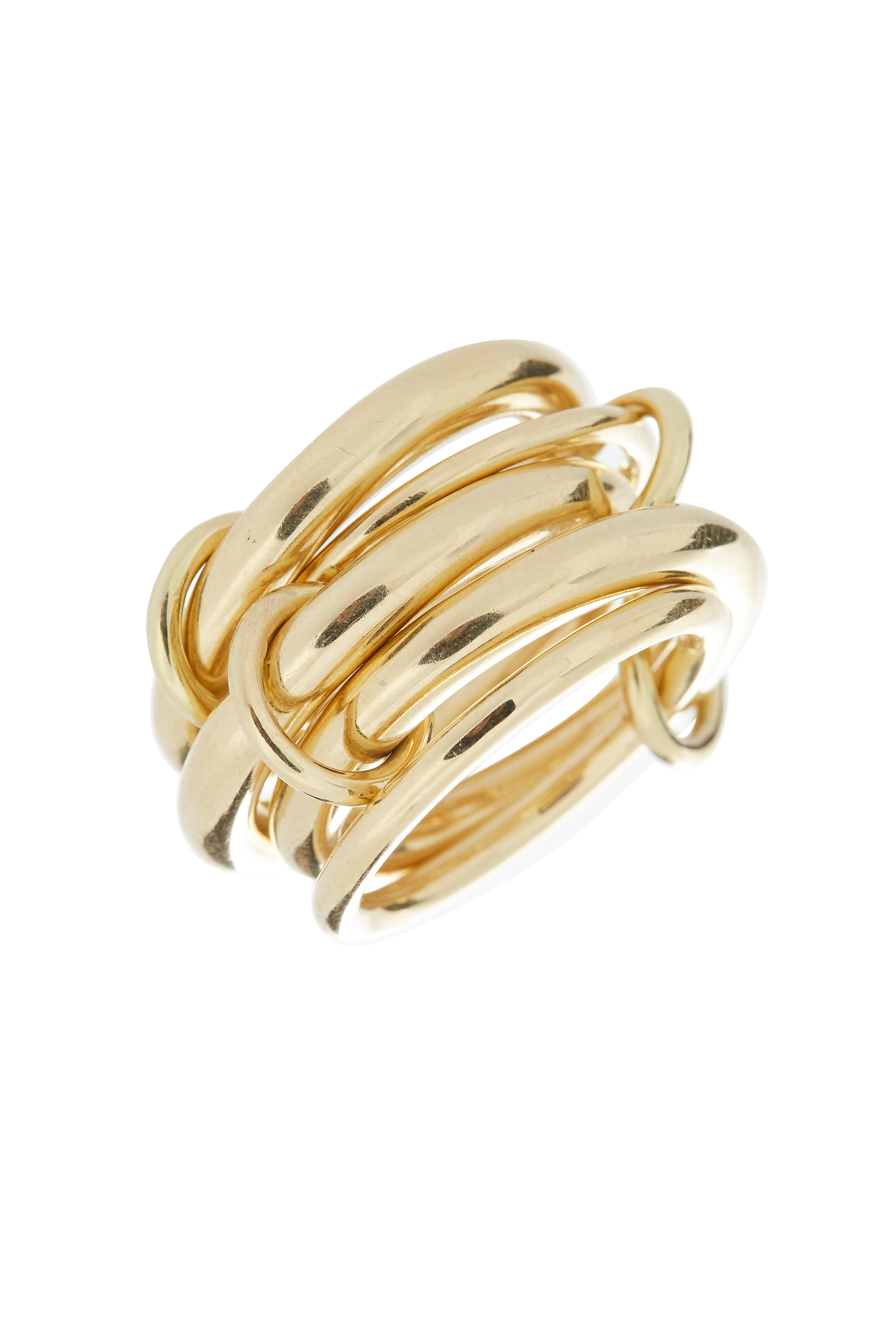 Spinelli Kilcollin 18K yellow gold linked rings