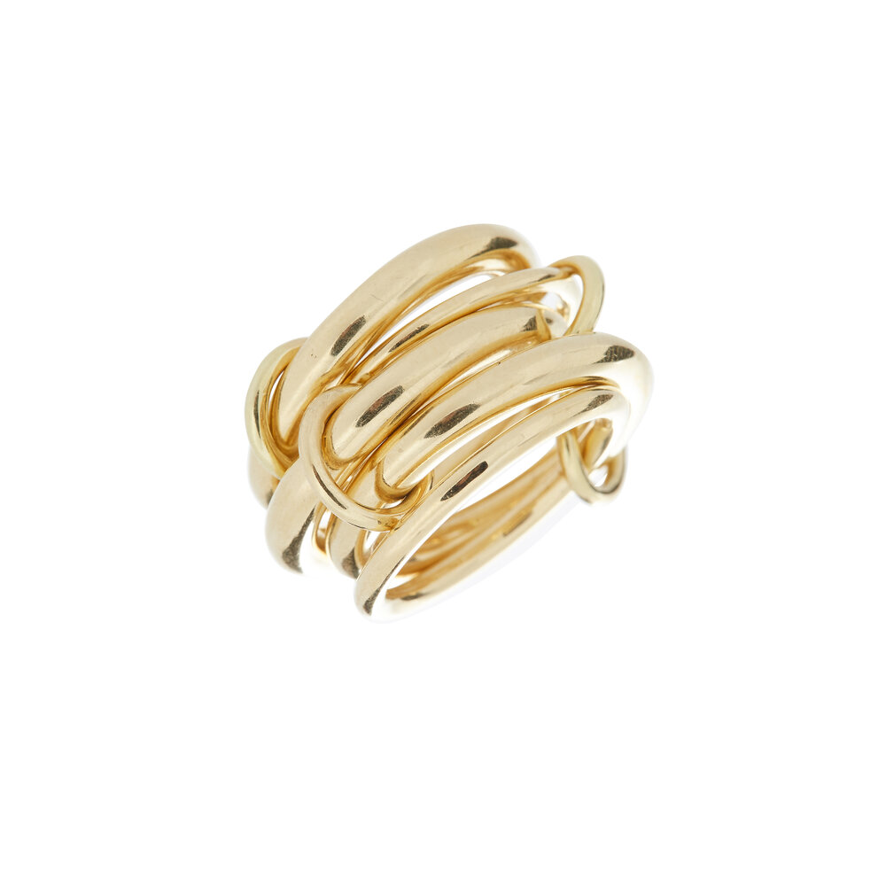 Spinelli Kilcollin - 18K Yellow Gold Five Link Vela Ring