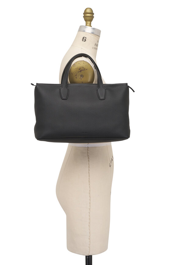 The Row Marcel Black Ans Leather Top Handle Bag - view 5