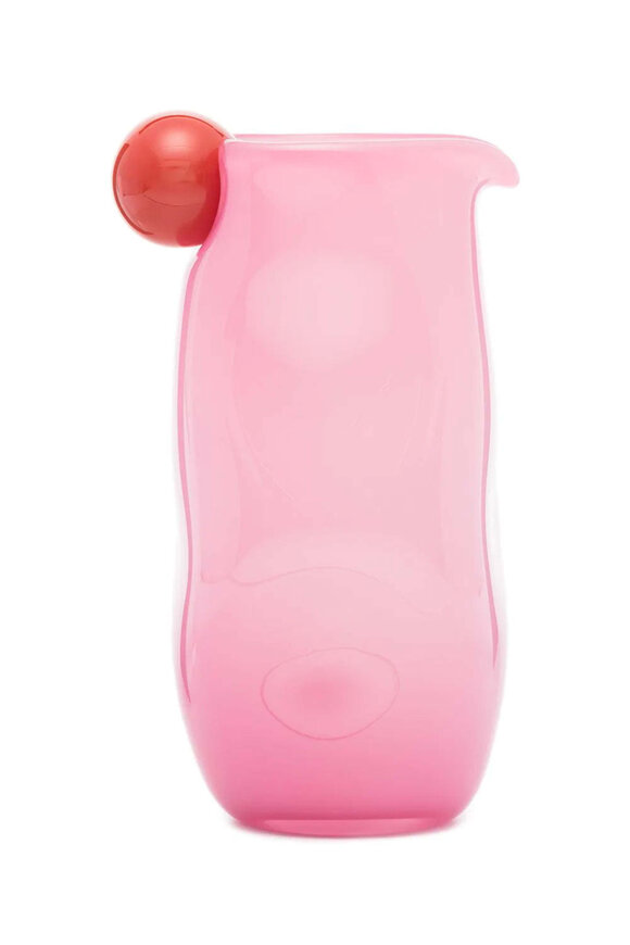 Helle Mardahl Jug With Twist Red Cherry & Pink