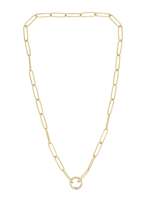 Jenna Blake 18k Yellow Gold Diamond Chain Necklace - view 1