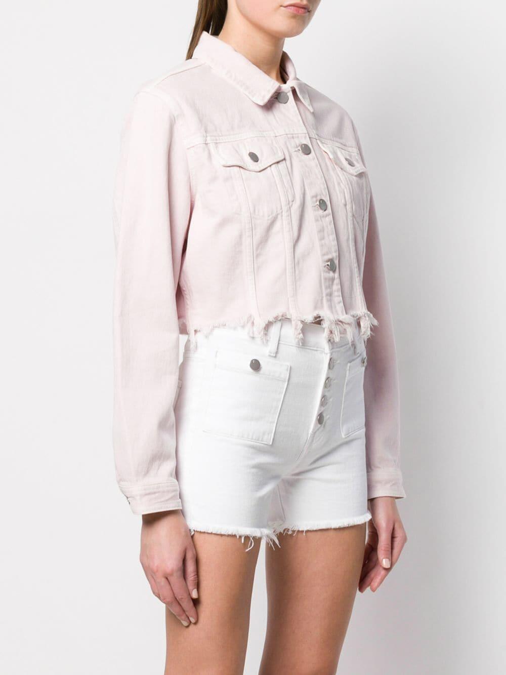 J Brand - Cyra Blush Cropped Denim Jacket