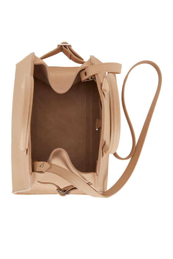 The Row - Margaux 10 Light Camel Small Top Handle Bag