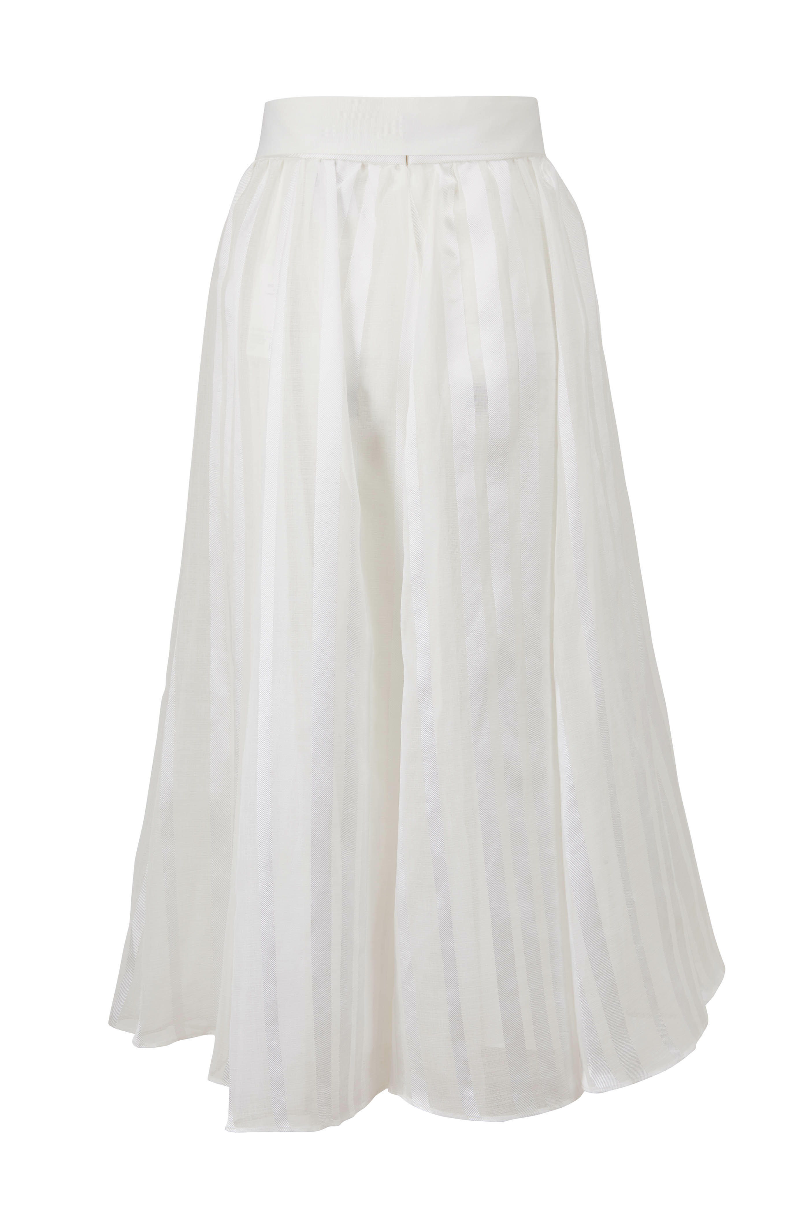 スカート WHITE MIDI SKIRT Z Supply Nicoline Crinkle Satin Midi Skirt - Women's Skirts