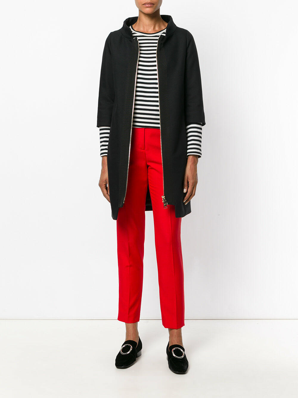 Herno - Black Padded City Cocoon Coat