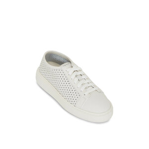 スニーカー SANTONI Men Sneakers White MBGT22063PNNTMIA I48 Santoni Tumbled leather sneakers for Men - White in UAE