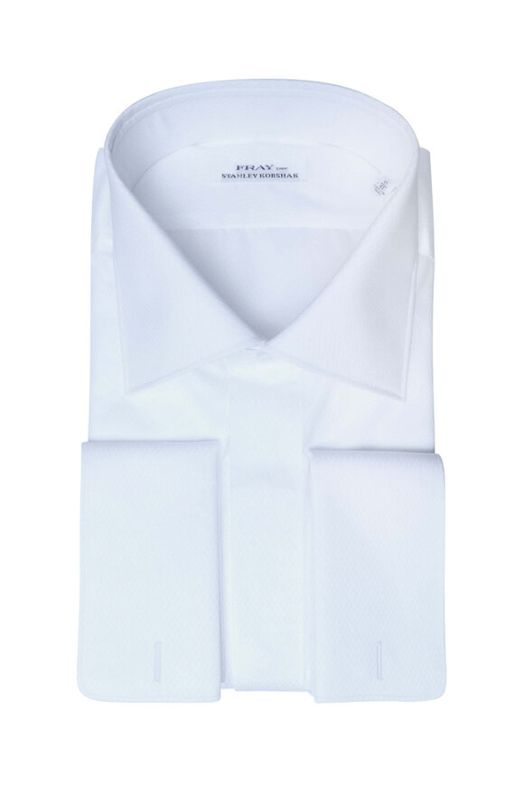 Fray Large Diamond Covered Placket Dress Shirt