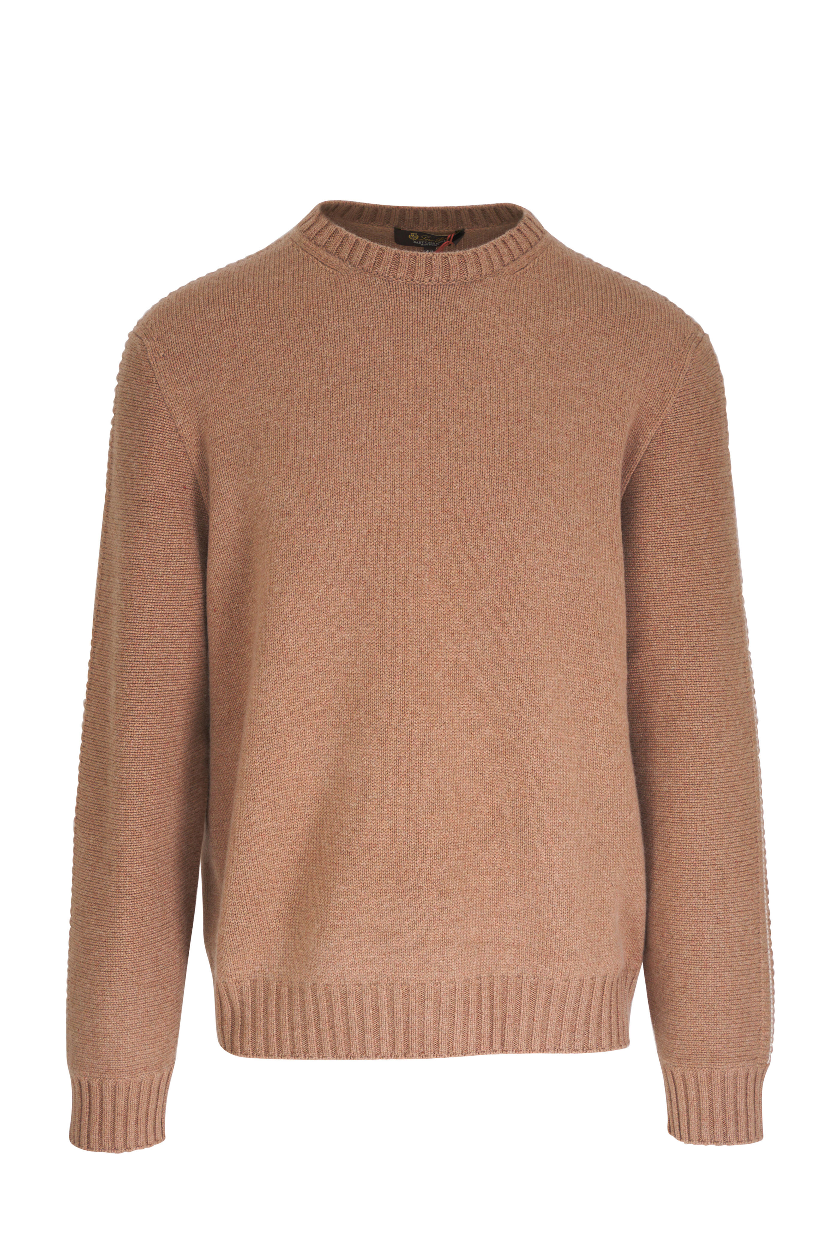 Loro Piana - Nutmeg Cashmere Crewneck Sweater | Mitchell Stores