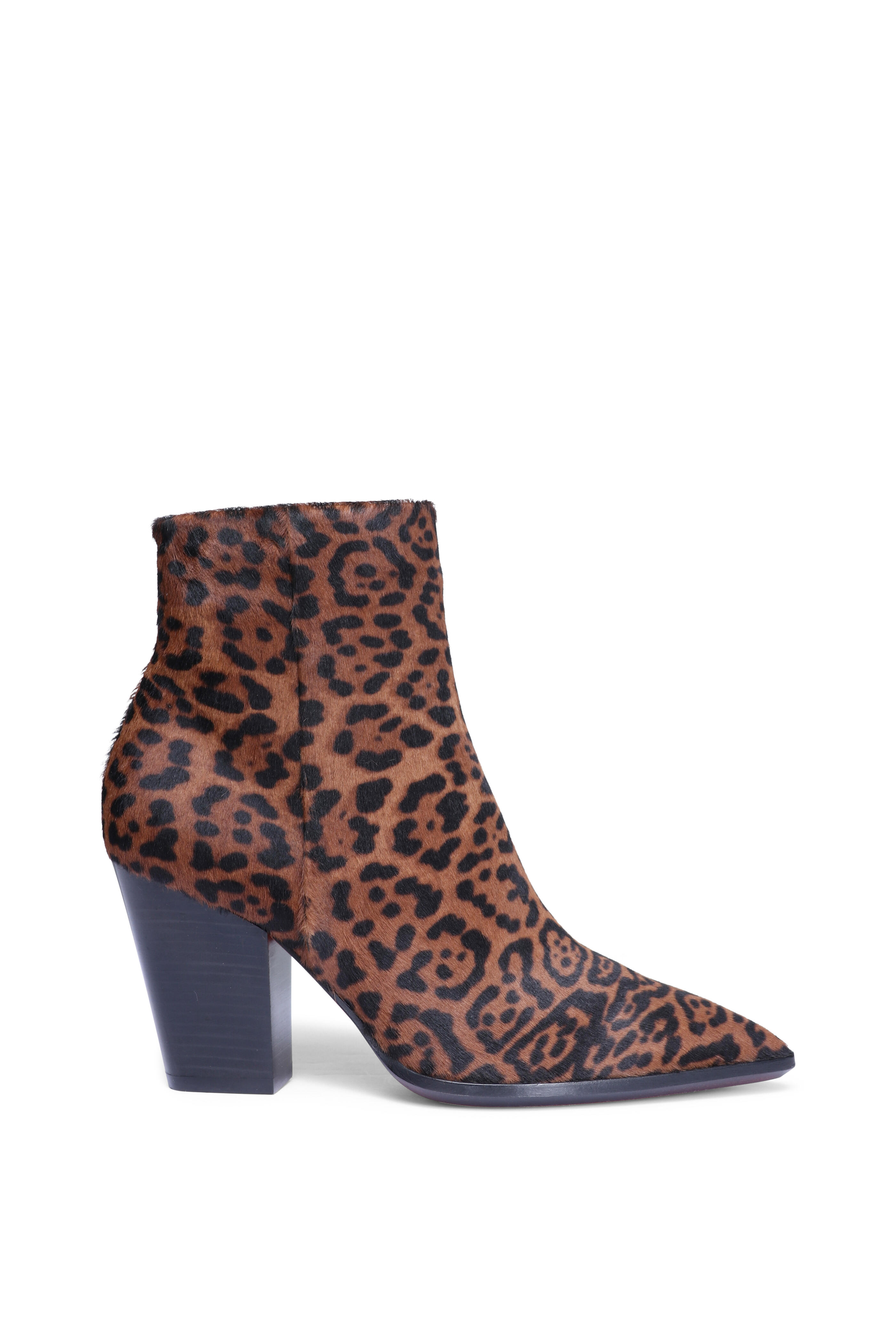 Santoni - Texano Animal Print Short Boot