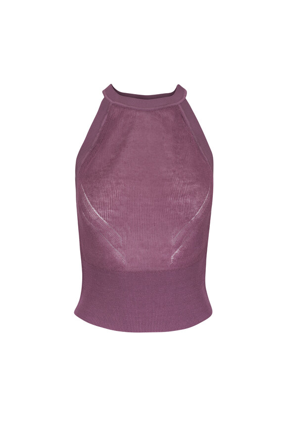 Veronica Beard Solomon Orchid Knit Tank - view 1
