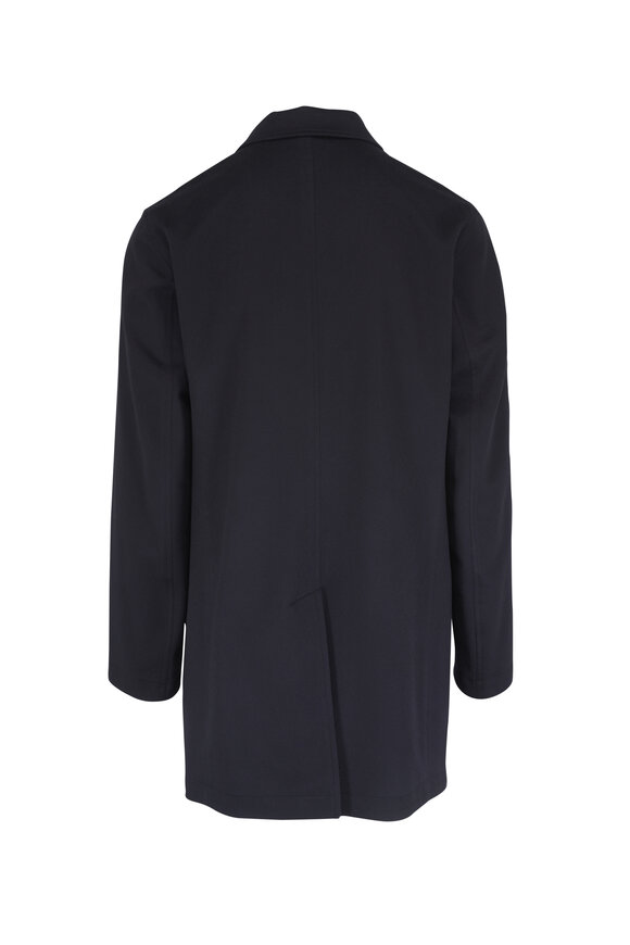 Maurizio Baldassari Volta Dark Navy Revisable Raincoat - view 2