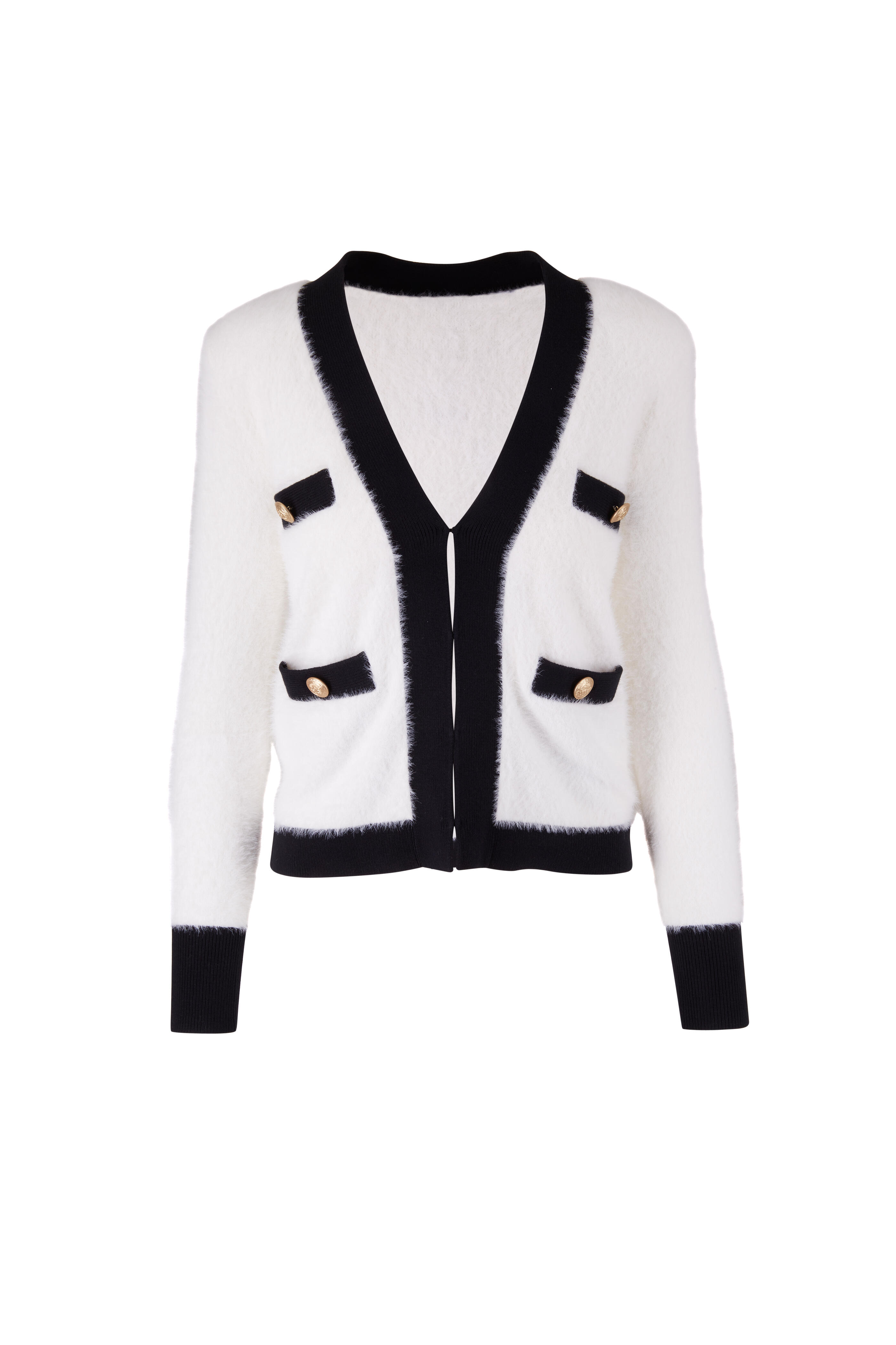 L'Agence - Kai White Pocket Cardigan