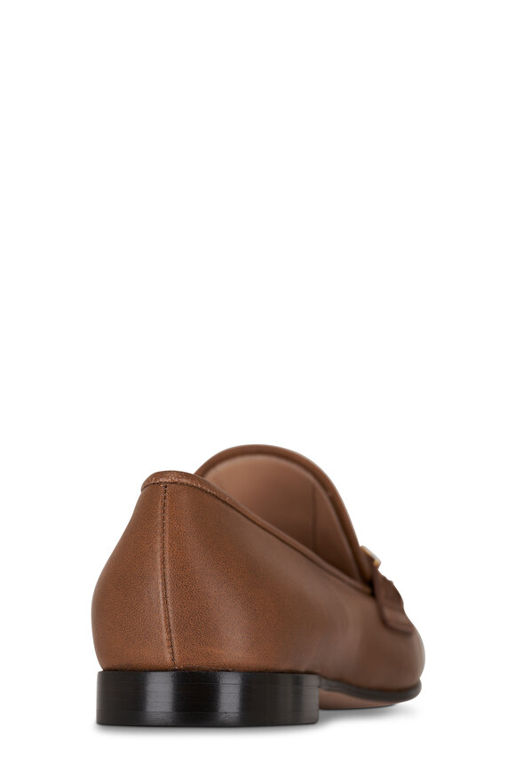 Gianvito Rossi - Nevada Texas Brown Leather Loafer 